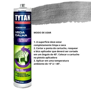 ADESIVO TYTAN VEDA CALHA 280G ALUMINIO