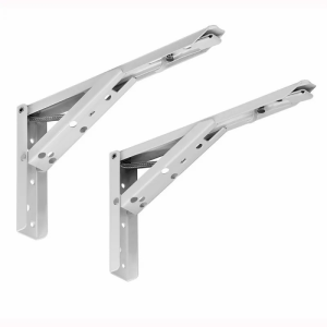 Suporte Mão Francesa Dobrável Branco 350mm- Hardt