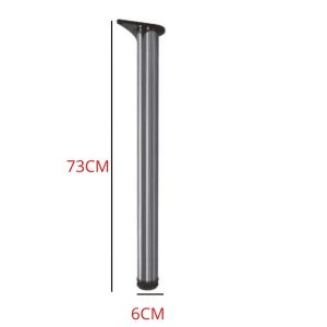PE DE MESA AÇO CROMADO 60X730MM COM REGULAGEM HARDT