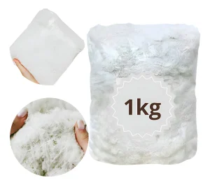 ESTOPA BRANCA LIMPEZA - PACOTE 1Kg