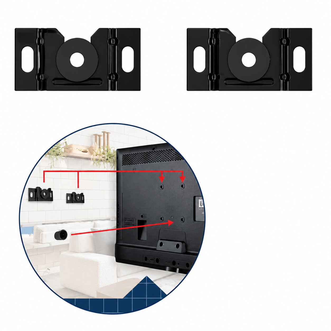 SUPORTE PARA TV UNIVERSAL 10 A 90 POLEGADAS BRASFORMA