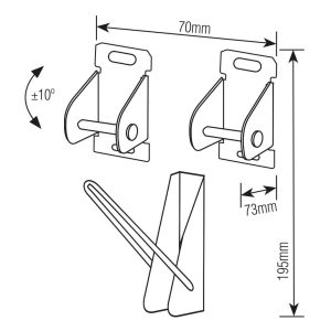 SUPORTE PARA TV UNIVERSAL INCLINÁVEL PARA TV 10-85