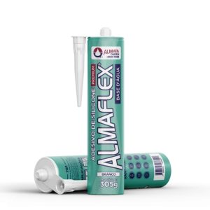 SILICONE BRANCO BASE DAGUA 305G- ALMAFLEX